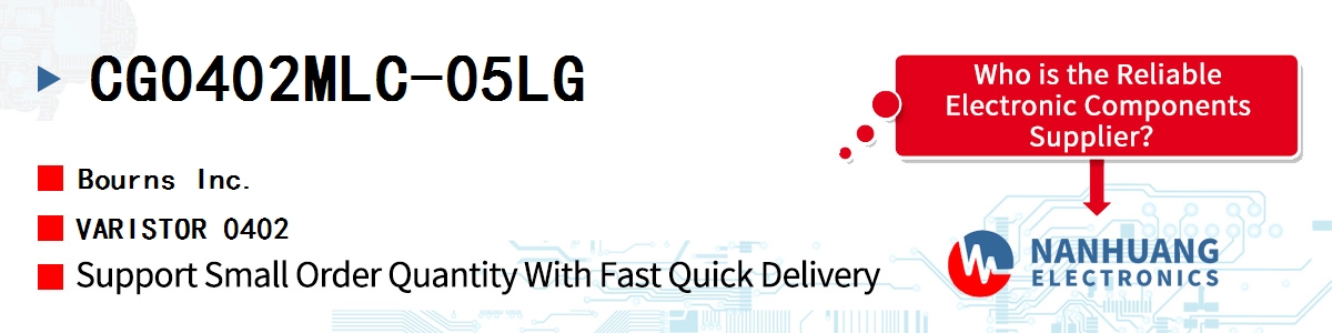 CG0402MLC-05LG Bourns VARISTOR 0402